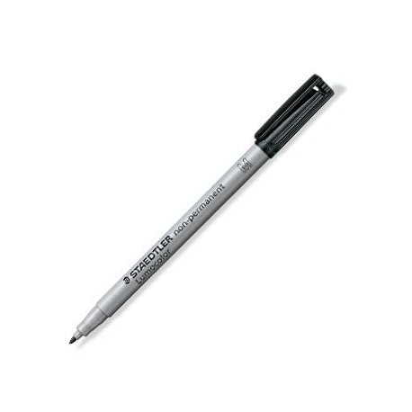 Marcador Médio Staedtler Lumocolor 315-9 1mm Preto 1un 1311060