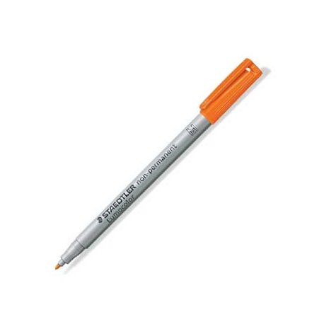 Marcador Médio Staedtler Lumocolor 315-4 1mm Laranja 1un 131Z12001