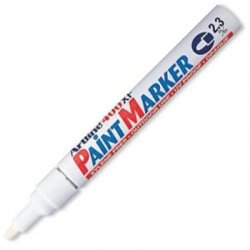 Marcador Permanente Grosso Artline Opaco 2,3mm Branco 1un 13026396