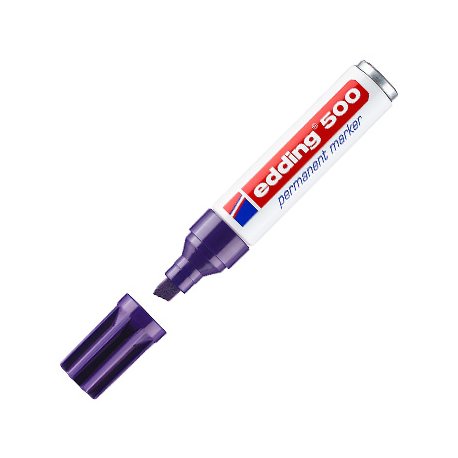 Marcador Permanente Grosso Edding 500 2-7mm Violeta 1un 1301249