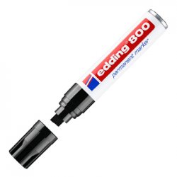 Marcador Permanente Grosso Edding 800 4-12mm Preto 1un 1308001