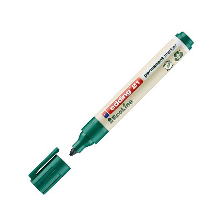 Marcador Permanente Grosso Edding e-21 1,5-3mm Verde 1un 1308020