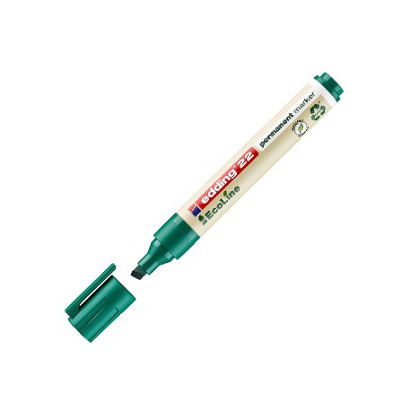 Marcador Permanente Grosso Edding e-22 1-5mm Verde 1un 1308025