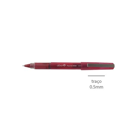 Marcador Roller AC1089 Needle Point 0,5mm Vermelho 1un 129Z11865