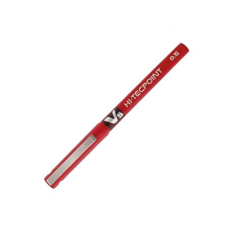 Marcador Roller Pilot V5 0,5mm Vermelho 1un 1301189