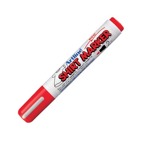 Marcador Tecidos Artline EKT Shirt Marker 2mm Vermelho 1un 1301603