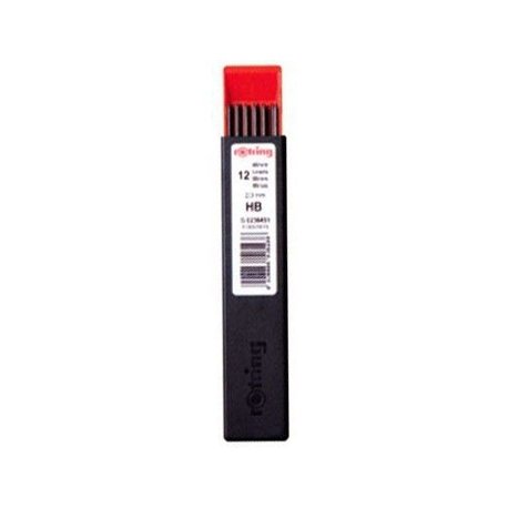 Minas Grafite 2mm HB Rotring 12un 1351023