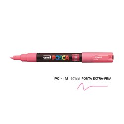 Marcador Uniball Posca PC-1M 0,7mm Rosa (13) 1un 1293157/UN