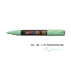 Marcador Uniball Posca PC-1M 0,7mm Verde Claro (5) 1un 1293164/UN