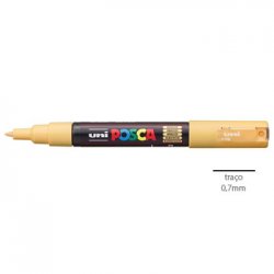 Marcador Uniball Posca PC-1M 0,7mm Apricot (P4) 1un 1293320/UN