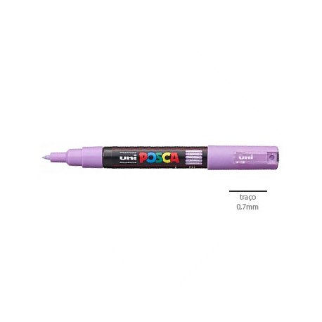 Marcador Uniball Posca PC-1M 0,7mm Lavanda (P11) 1un 1293321/UN