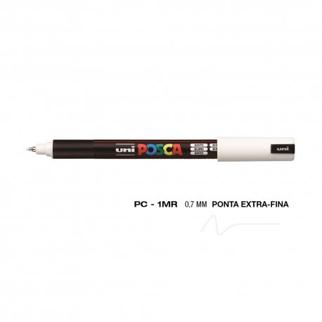 Marcador Uniball Posca PC-1MR 0,7mm Branco (1) 1un 1293127/UN