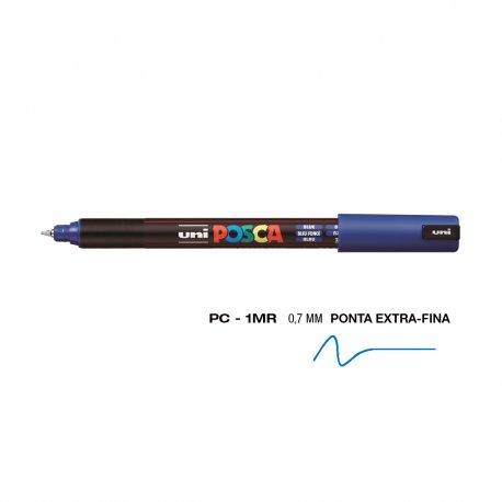 Marcador Uniball Posca PC-1MR 0,7mm Azul (33) 1un 1293128/UN