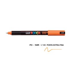 Marcador Uniball Posca PC-1MR 0,7mm Laranja (4) 1un 1293131/UN