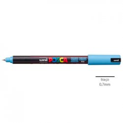 Marcador Uniball Posca PC-1MR 0,7mm Azul Glaciar (P33) 1un 1293327/UN