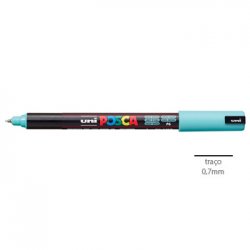 Marcador Uniball Posca PC-1MR 0,7mm Verde Aqua (P6) 1un 1293328/UN