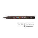 Marcador Uniball Posca PC-3M 0,9mm Preto (24) 1un 1293170/UN