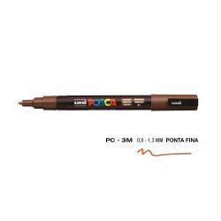 Marcador Uniball Posca PC-3M 0,9mm Castanho (21) 1un 1293173/UN