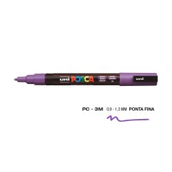 Marcador Uniball Posca PC-3M 0,9mm Violeta (12) 1un 1293178/UN