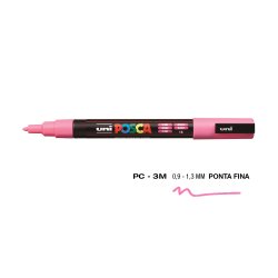 Marcador Uniball Posca PC-3M 0,9mm Rosa (13) 1un 1293179/UN