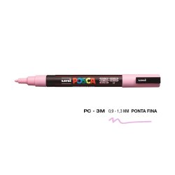 Marcador Uniball Posca PC-3M 0,9mm Rosa Claro (51) 1un 1293180/UN