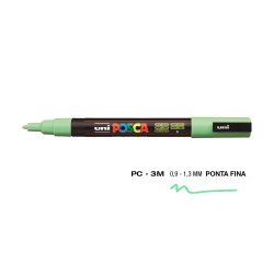 Marcador Uniball Posca PC-3M 0,9mm Verde Claro (5) 1un 1293189/UN