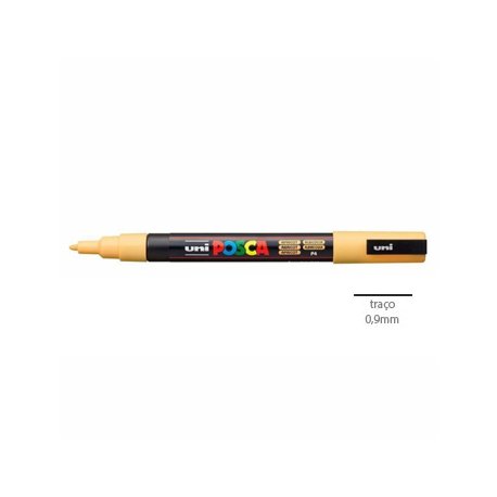 Marcador Uniball Posca PC-3M 0,9mm Apricot (P4) 1un 1293335/UN