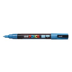 Marcador Uniball Posca PC-3ML 0,9mm Azul Claro Glitter (L12) 1293365/UN