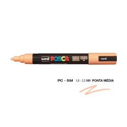 Marcador Uniball Posca PC-5M 1,8mm Laranja Claro (54) 1un 1293109/UN