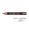 Marcador Uniball Posca PC-5M 1,8mm Vermelho Metal (M15) 1un 1293122/UN