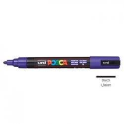 Marcador Uniball Posca PC-5M 1,8mm Azul da Prússia (10) 1un 1293340/UN