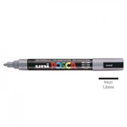 Marcador Uniball Posca PC-5M 1,8mm Cinzento Prof (82) 1un 1293342/UN