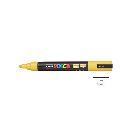 Marcador Uniball Posca PC-5M 1,8mm Ocre (19) 1un 1293344/UN