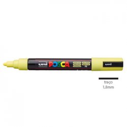 Marcador Uniball Posca PC-5M 1,8mm Amarelo Sunshine (P2) 1un 1293345/UN