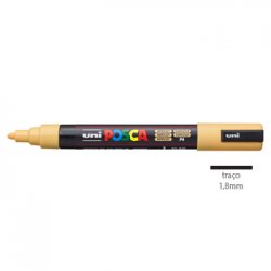 Marcador Uniball Posca PC-5M 1,8mm Apricot (P4) 1un 1293346/UN