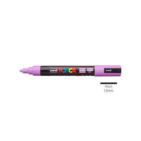 Marcador Uniball Posca PC-5M 1,8mm Lavanda (P11) 1un 1293347/UN