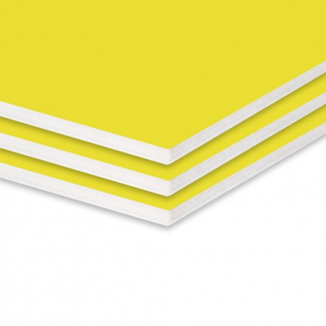 Placa K-Line Amarelo 5mm 50x70cm Pack 40un 1582039