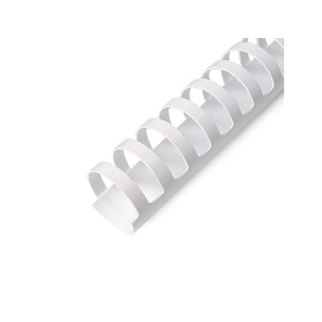 Argolas PVC Encadernar 22mm Branco 195 Folhas 100un 1713018