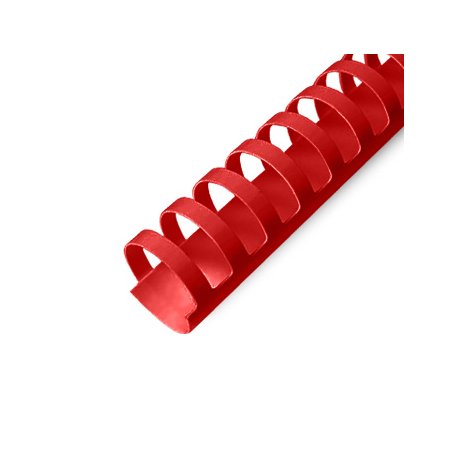 Argolas PVC Encadernar 25mm Vermelho 240 Folhas 50un 1713064