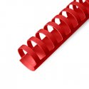 Argolas PVC Encadernar 25mm Vermelho 240 Folhas 50un 1713064