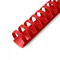 Argolas PVC Encadernar 18mm Vermelho 140 Folhas 100un 1713579