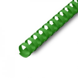 Argolas PVC Encadernar 14mm Verde 110 Folhas 100un 171Z16063