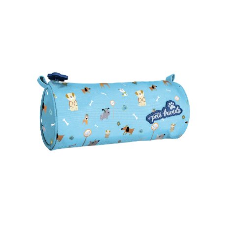 Estojo Redondo Ambar Dog Person Blue 1706244