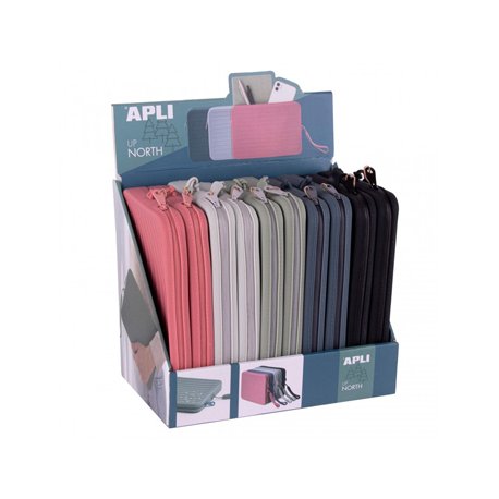 Bolsa Silicone XL Up North com Fecho Apli Expositor 10un APL19566