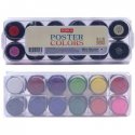 Guache Pastilha 15ml Poster Color 12 Cores 1681001