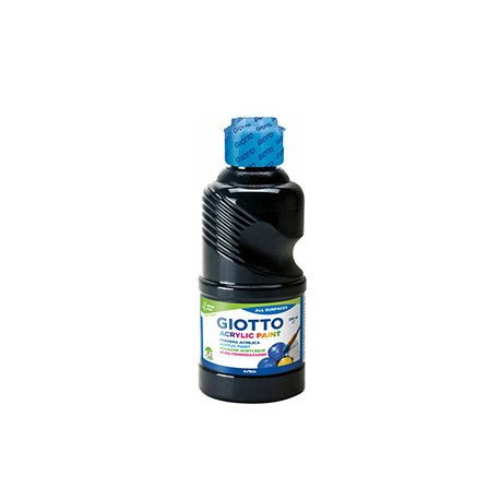 Guache Líquido Acrílico 250ml Giotto Preto 160534024