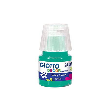 Guache Decor Acrílico 25ml Giotto Verde Esmeralda 160538114