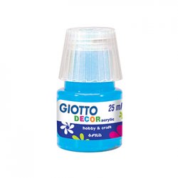 Guache Decor Acrílico 25ml Giotto Azul Ciano 160538115