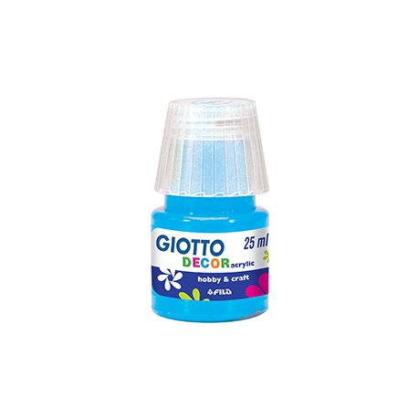 Guache Decor Acrílico 25ml Giotto Azul Ciano 160538115