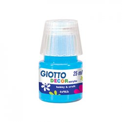 Guache Decor Acrílico 25ml Giotto Azul Celeste 160538118